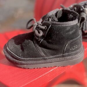 Boys black Ugg boots